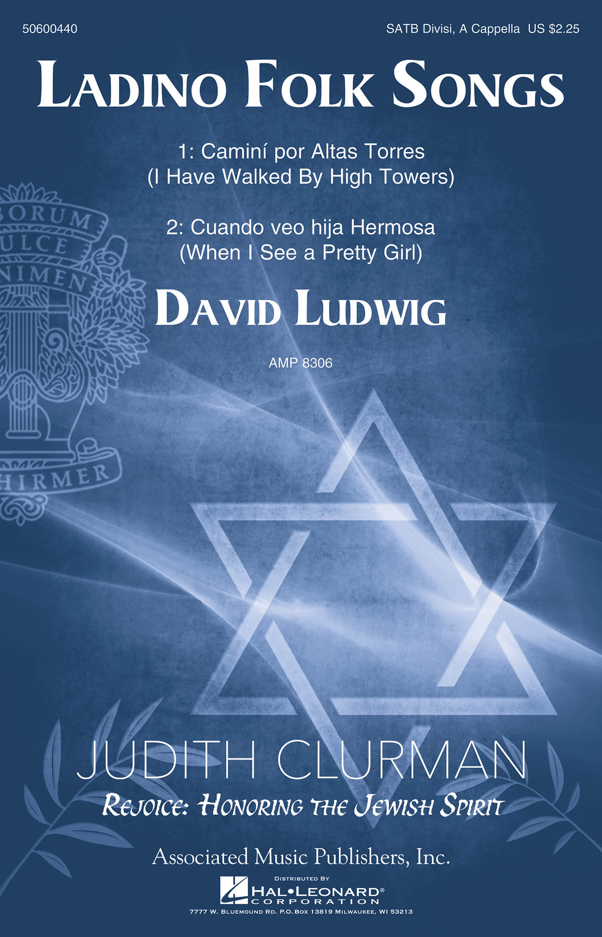 David Ludwig: Ladino Folk Songs: SATB: Vocal Score