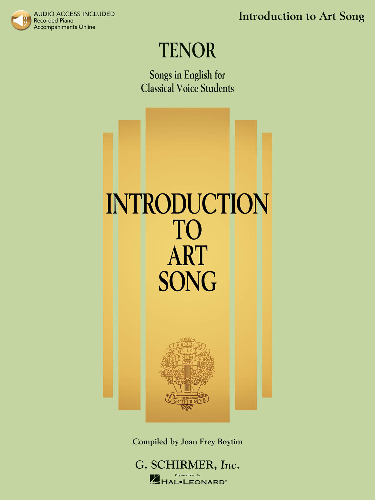 Introduction to Art Song for Tenor: Tenor: Vocal Album