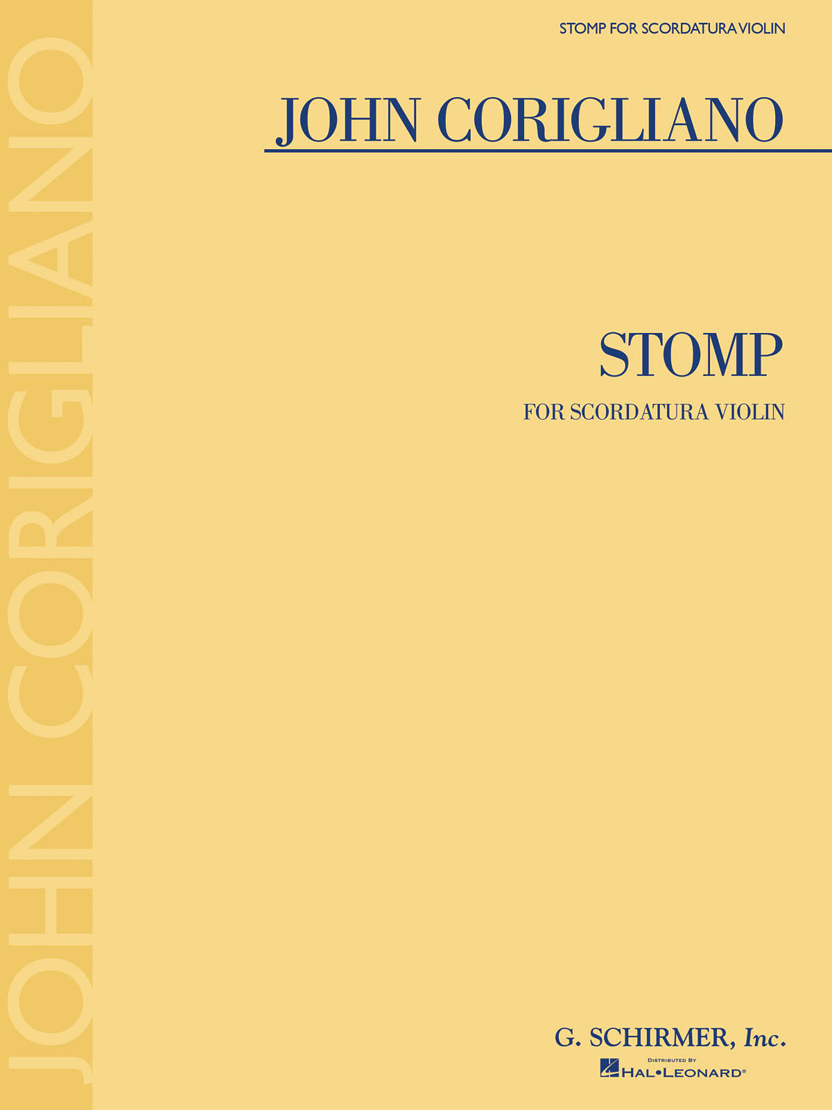 Stomp for Scordatura: Violin: Score