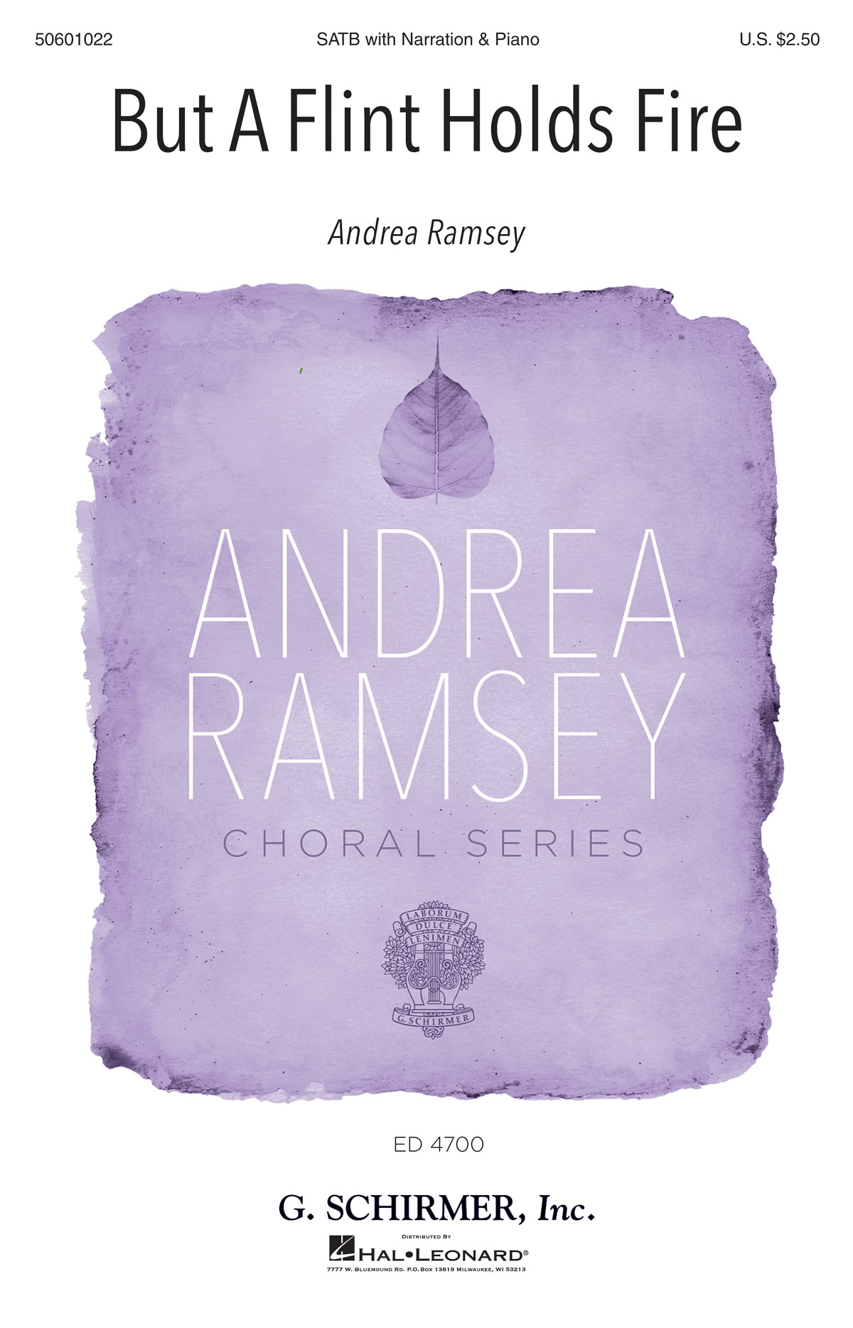 Andrea Ramsey: But a Flint Holds Fire: SATB: Vocal Score