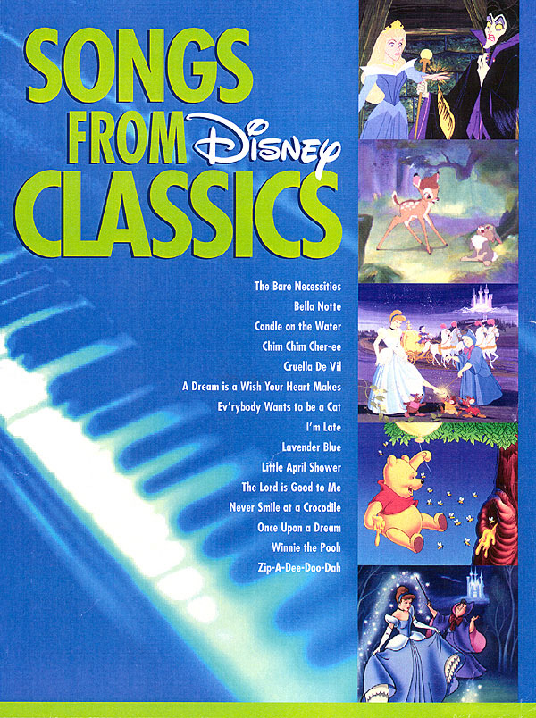 Songs From Disney Classics: Piano: Mixed Songbook