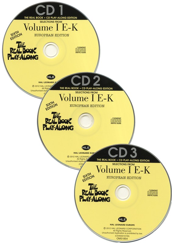 The Real Book Play-Along - Volume I E-K: Any Instrument: Backing Tracks