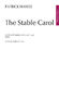 Patrick Hawes: The Stable Carol: Upper Voices: Vocal Score