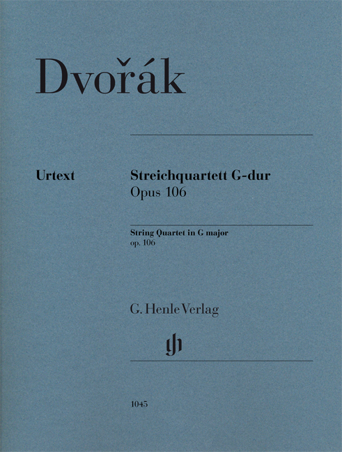 Antonn Dvo?k: String Quartet in G major op. 106: String Quartet: Score and
