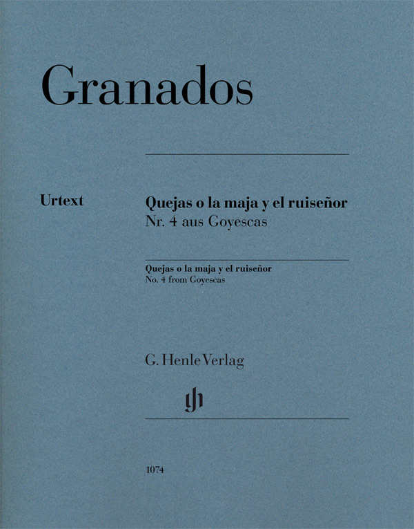 Enrique Granados: Quejas O La Maja y El Ruiseor: Piano: Instrumental Work