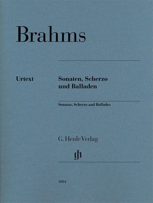 Johannes Brahms: Sonatas  Scherzo and Ballads pb: Piano: Instrumental Collection