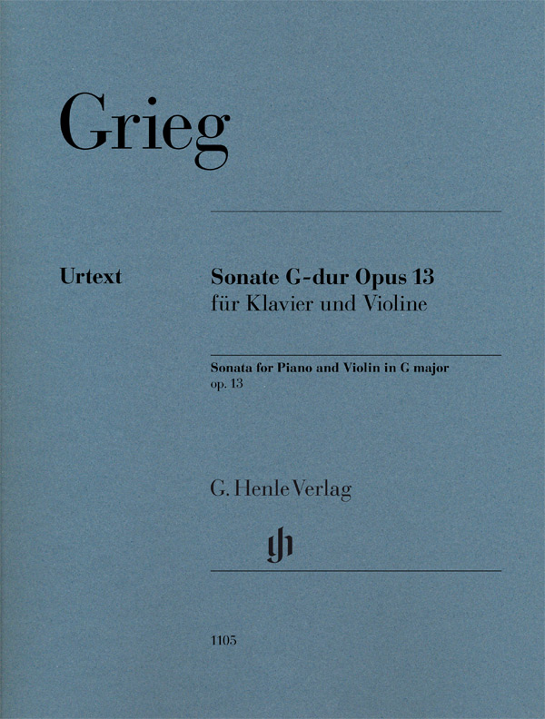 Edvard Grieg: Sonata in G major op. 13: Violin: Score and Part