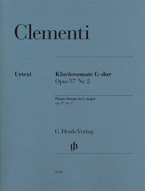 Muzio Clementi: Klaviersonate G-dur Opus 37 Nr. 2: Piano: Instrumental Work