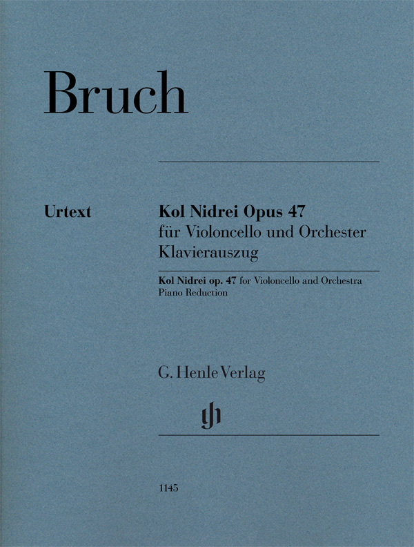 Max Bruch: Kol Nidrei Opus 47 for Violoncello and Orchestra: Cello: Instrumental