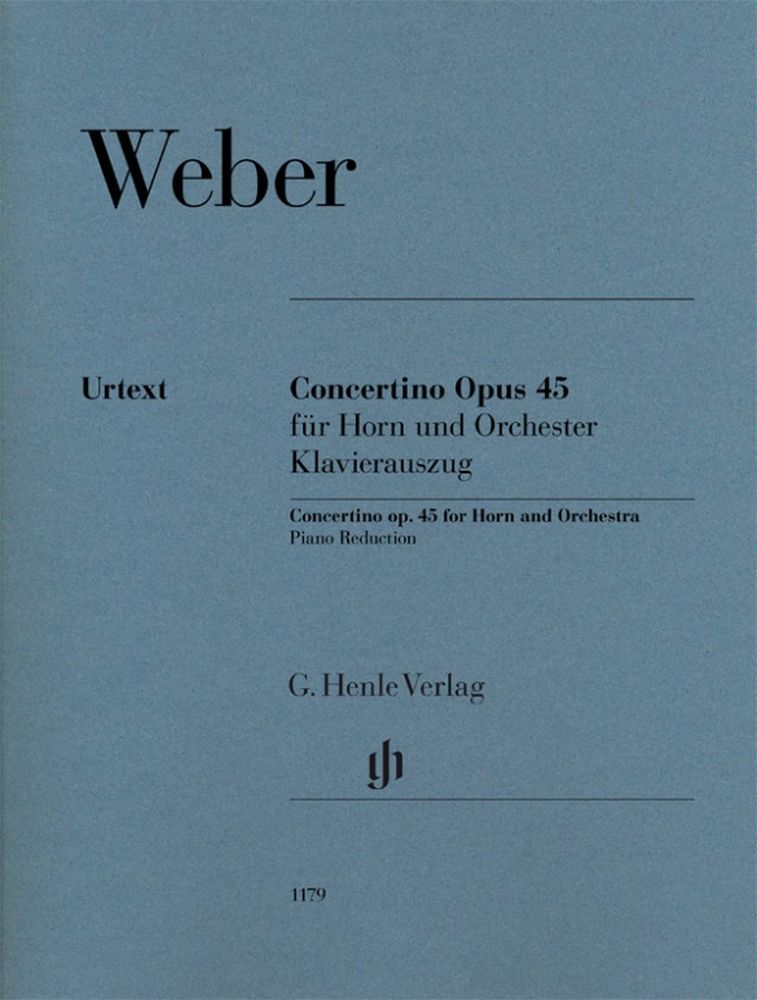 Carl Maria von Weber: Concertino Op. 45 For Horn And Orchestra: French Horn: