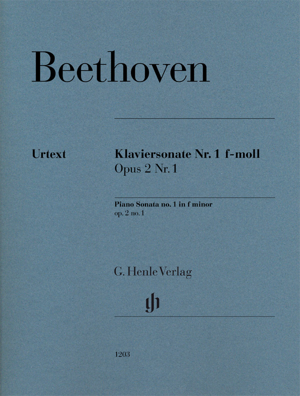 Ludwig van Beethoven: Piano Sonata No 1 F Minor Op 2 No 1 Piano: Piano: