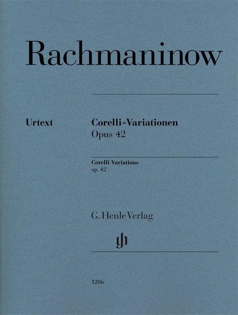 Sergei Rachmaninov: Corelli Variations Op. 42: Piano: Score