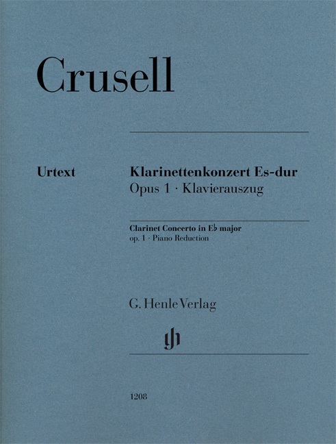 Bernhard Henrik Crusell: Klarinettenkonzert Es-dur op. 1: Clarinet: Score