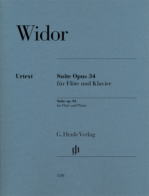 Charles-Marie Widor: Suite Opus 34 für Flöte und Klavier: Flute: Score and Parts