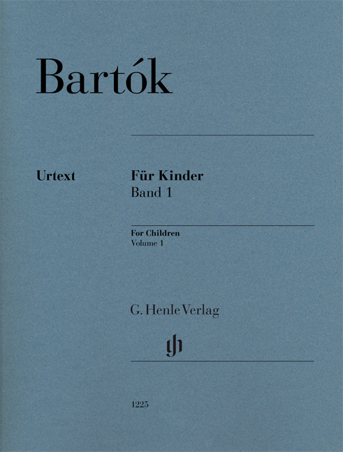 Béla Bartók: For Children Volume 1: Piano: Instrumental Work