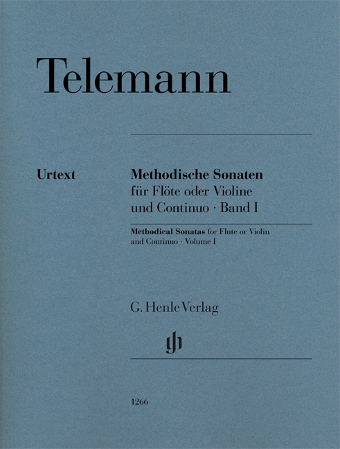 Georg Philipp Telemann: Methodical Sonatas Volume I: Flute or Violin: Score and