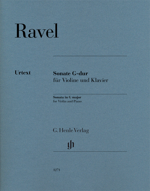 Maurice Ravel: Violin Sonata In G Major: Violin: Score