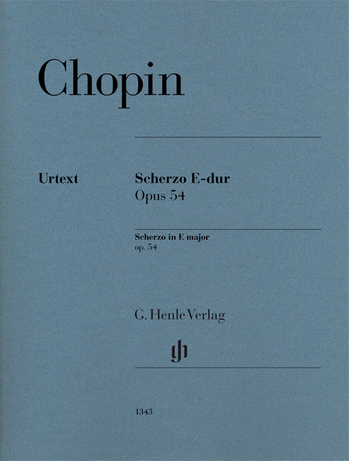 Frédéric Chopin: Scherzo In E Op. 54: Piano: Instrumental Work