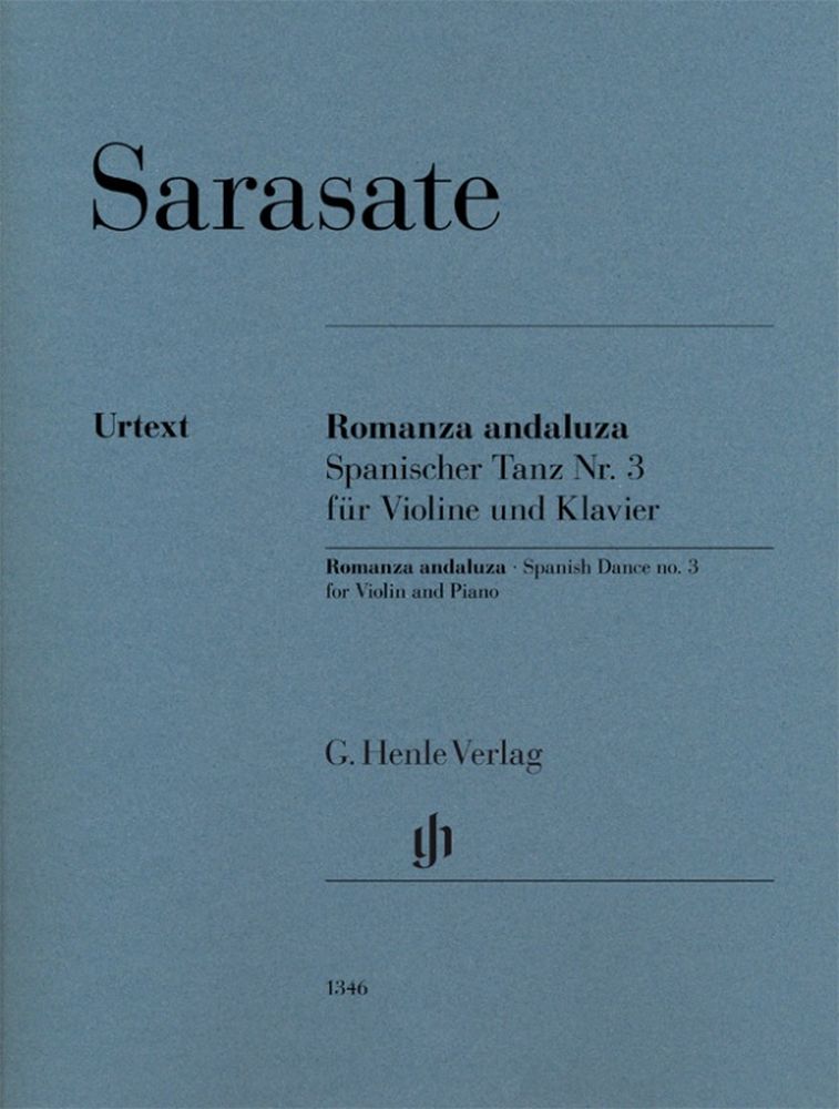 Pablo de Sarasate: Romanza Andaluza Op. 22 No. 1: Violin: Score