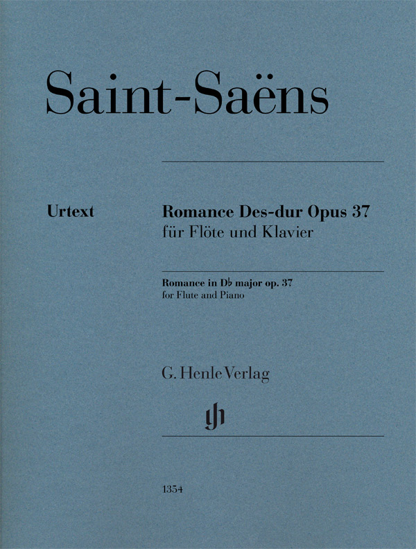 Camille Saint-Saëns: Romance in D flat major op. 37: Flute: Score and Part