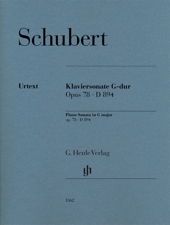 Franz Schubert: Piano Sonata G Major Op. 78 - D 894: Piano: Instrumental Work