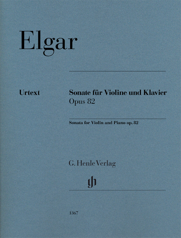 Edward Elgar: Sonata For Violin And Piano: Violin