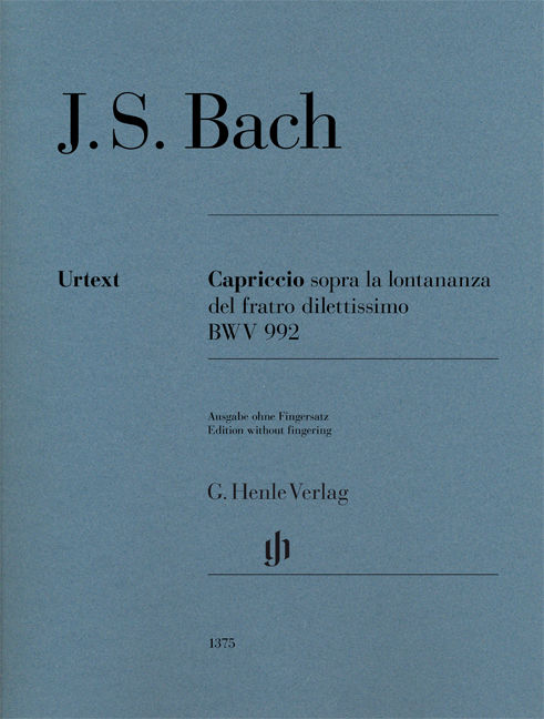 Johann Sebastian Bach: Capriccio Sopra La Lontananza: Organ: Instrumental Work