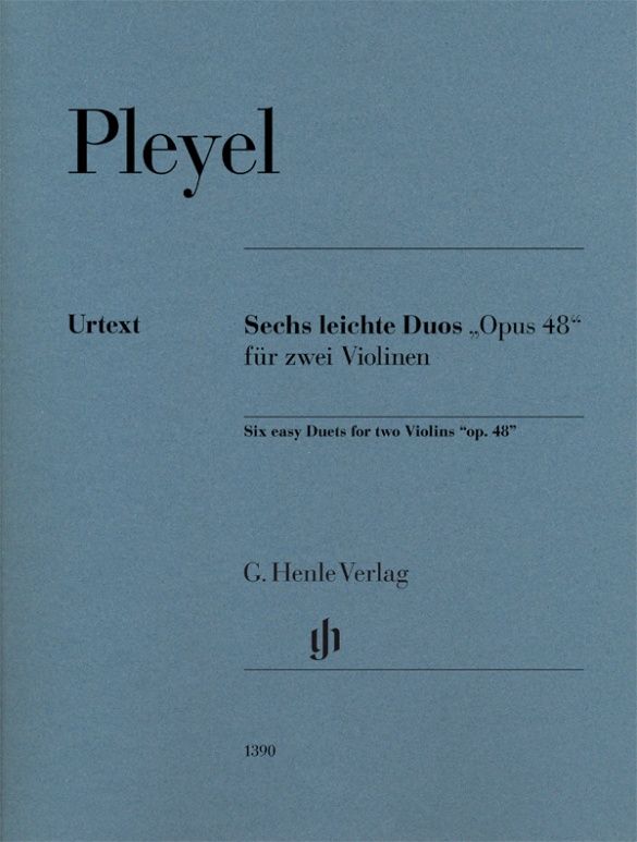 Ignaz Josef Pleyel: Six Duos (op. 48) for two Violins: Violin: Parts