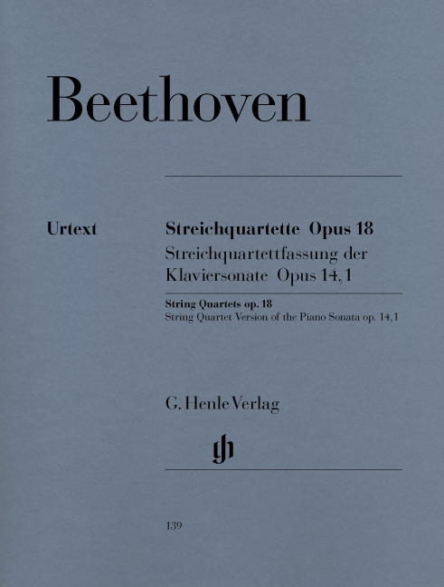 Ludwig van Beethoven: String Quartets Op.18: String Quartet: Parts