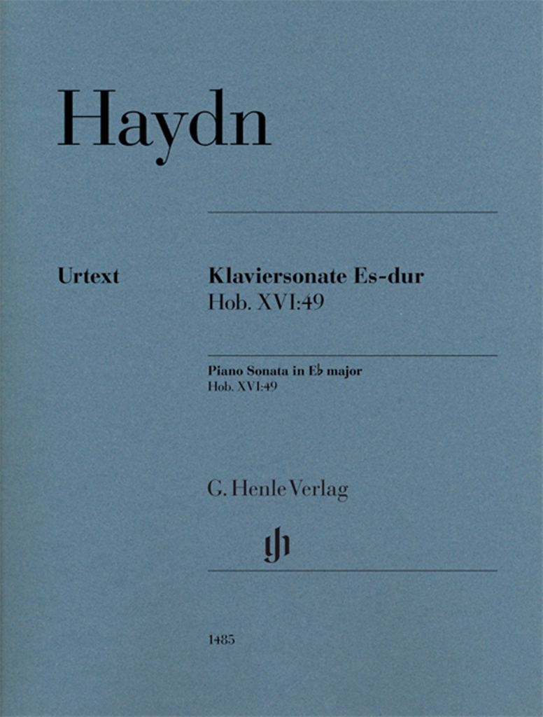 Joseph Haydn: Piano Sonata in E flat major Hob. XVI:49: Piano: Score