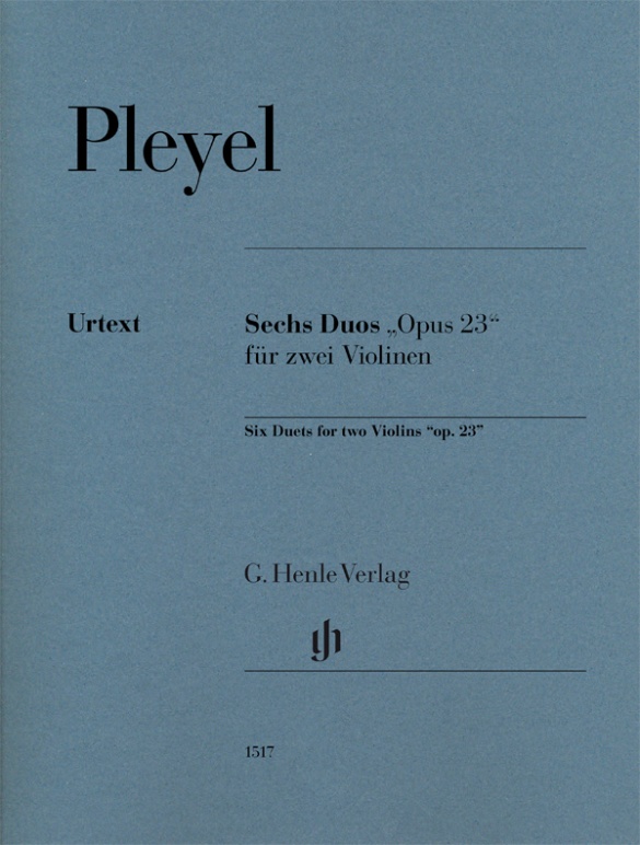 Ignaz Josef Pleyel: Six Duets For 2 Violins Op. 23: Violin Duet: Instrumental