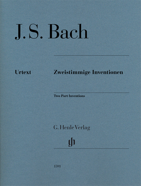 Johann Sebastian Bach: Two Part Inventions Piano Urtext: Piano: Instrumental