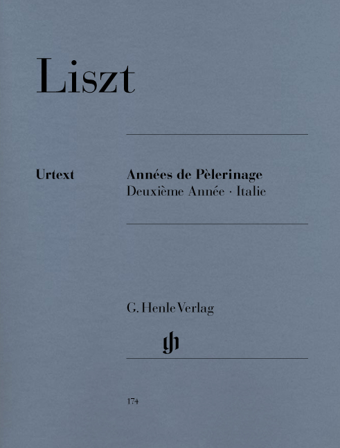 Franz Liszt: Annes De Plerinage Deuxime Anne - Italie: Piano: Instrumental