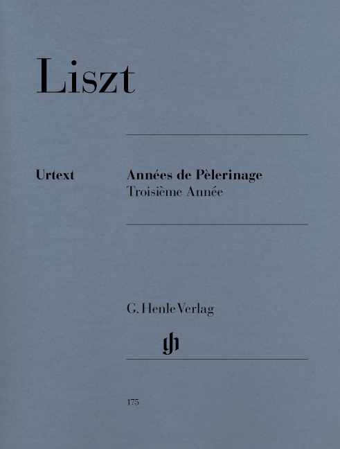 Franz Liszt: Années De Pèlerinage - Troisième Année: Piano: Instrumental Album
