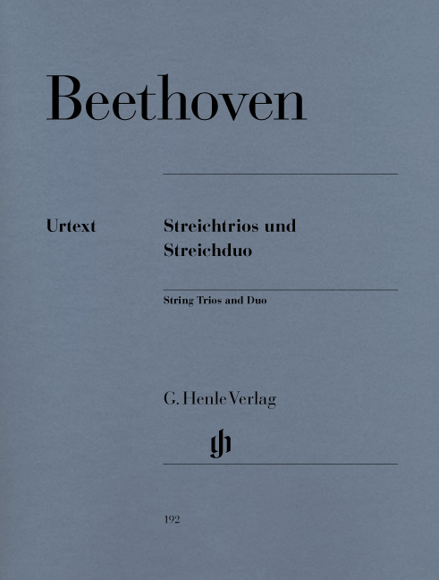 Ludwig van Beethoven: String Trios op. 3  8 and 9 and String Duo WoO 32: String