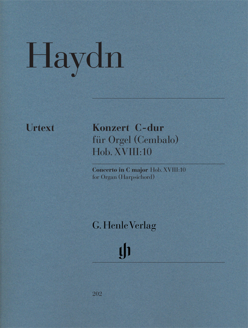 Franz Joseph Haydn: Concerto for Organ: Organ: Score