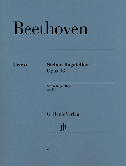 Ludwig van Beethoven: Seven Bagatelles Op. 33: Piano: Instrumental Album