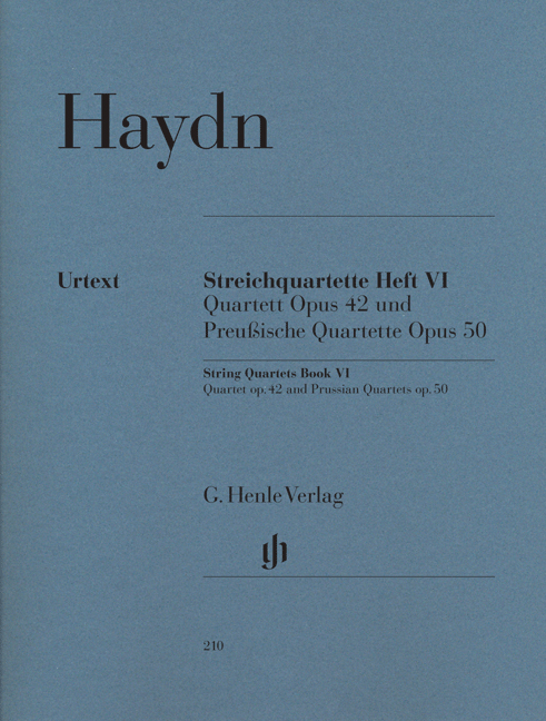 Franz Joseph Haydn: String Quartets Book VI: String Quartet: Parts