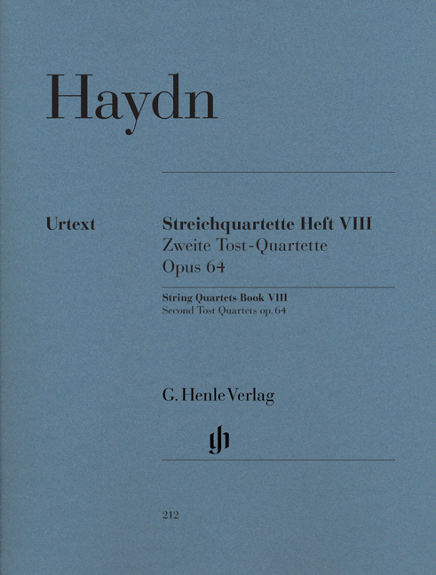 Franz Joseph Haydn: Streichquartette Heft VIII op. 64: String Quartet: Score and
