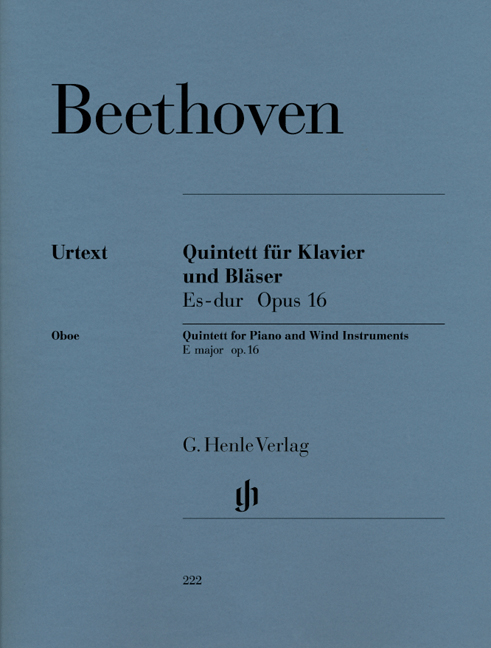 Ludwig van Beethoven: Quintett Fur Klavier Und Blaser Op. 16: Piano Quintet: