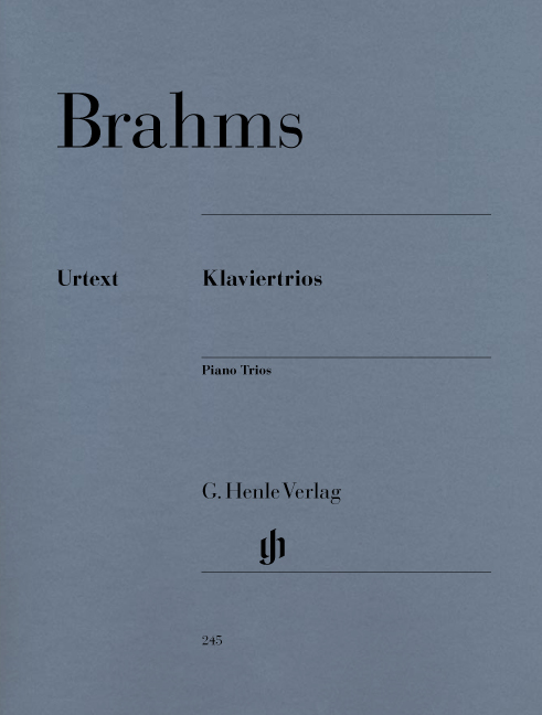 Johannes Brahms: Piano Trios: Piano Trio: Score and Parts
