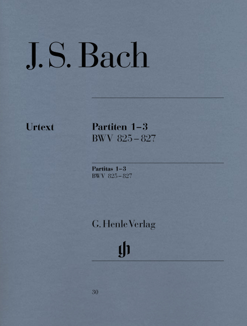 Johann Sebastian Bach: Partitas Nos.1-3 BWV 825-827: Piano: Instrumental Album