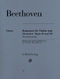 Ludwig van Beethoven: Romanzen fr Violine und Orchester Op. 40 und 50: Violin: