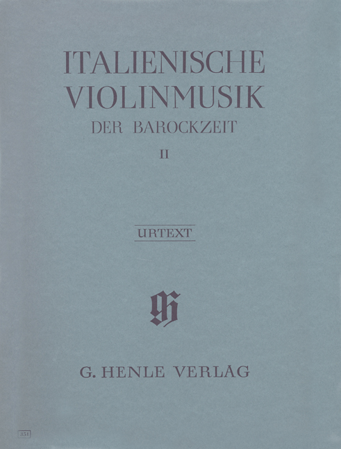 Italienische Violinmusik der Barockzeit 2: Violin: Instrumental Album