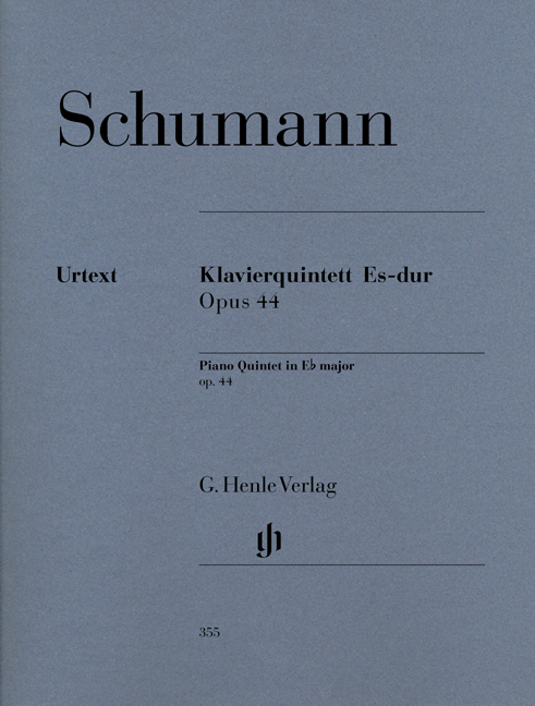 Robert Schumann: Klavierquintett Op. 44: Piano Quartet: Score and Parts