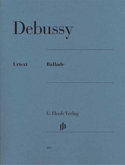 Claude Debussy: Ballad: Piano: Instrumental Work
