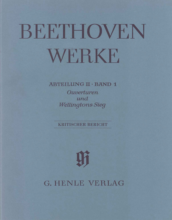 Ludwig van Beethoven: Overtures and Wellington's Victory: Orchestra: Score