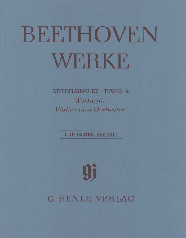 Ludwig van Beethoven: Works For Violin And Orchestra Paperback: Violin: Score