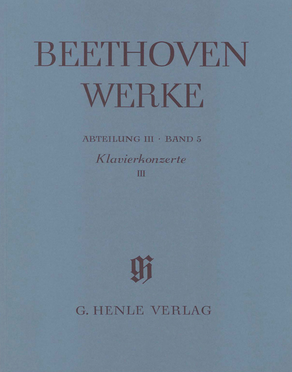 Ludwig van Beethoven: Piano Concertos Volume 3 Score Paperback: Score