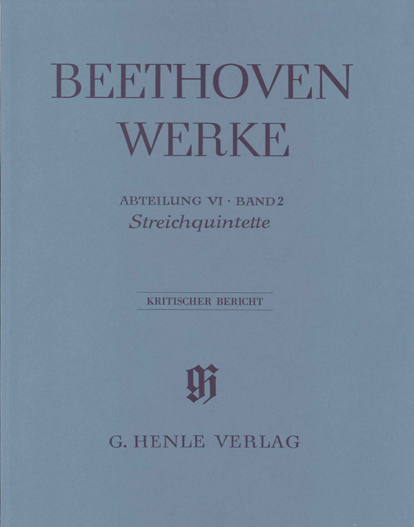 Ludwig van Beethoven: String Quintets - Critical Report: String Quintet: